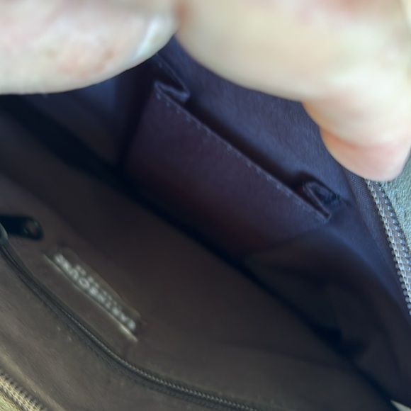 Earthbound Trading Co. Gray Suede Leather Fringe Crossbody Bag - Picture 9 of 9